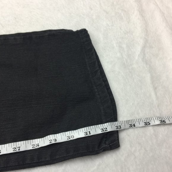NWT St. John's Bay Straight Bootcut Jeans Size 16 Womans High Rise Faded Black - Picture 12 of 12